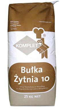 Bułka żytnia 10% 12734.10 25kg - KOMPLET